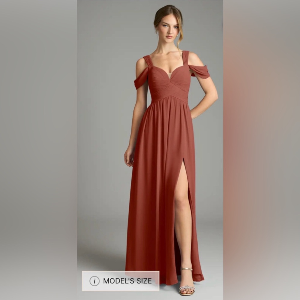 Azazie Lianne Evening Gown in Auburn